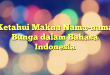 Ketahui Makna Nama-nama Bunga dalam Bahasa Indonesia